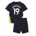 Maillot de foot Manchester City Ilkay Gundogan #19 Extérieur vêtements enfant 2024-25 Manches Courtes (+ pantalon court)